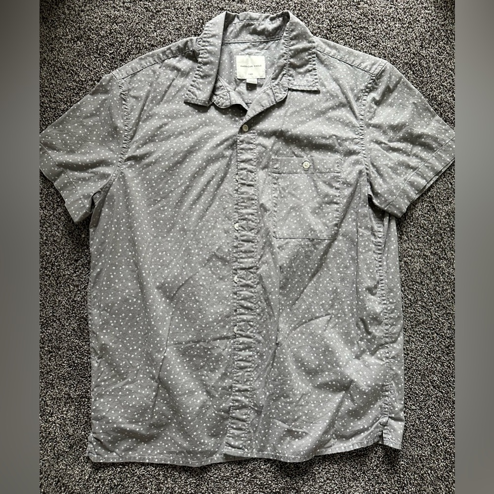 American Eagle casual button down men’s shirt